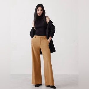 Banana Republic Wide Leg Sculpted Trouser